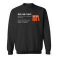 Six Seven Meme Reading Book Lover 6-7 67 Definition Sweatshirt
