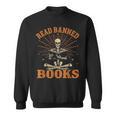 Skeleton Read Banned Books Gain Forbidden Knowledge Sweatshirt