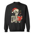 Skeleton Reading Book Christmas Teacher Librarian Book Lover Sweatshirt Skeleton Reading Book Christmas Teacher Librarian Book Lover Sweatshirt
