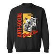 Skeleton Reads a Book Anti Social Book Club Sweatshirt Skeleton Reads a Book Anti Social Book Club Sweatshirt
