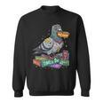 Smart Pigeon Sitting On Book Stack Sweatshirt Smart Pigeon Sitting On Book Stack Sweatshirt
