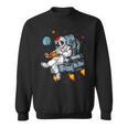 Space Astronaut Reading Book Bookworm Nerd Librarian Sweatshirt