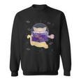 Space Cat Reading Book And Tea Space Cat Sweatshirt