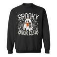 Spooky Book Club Cute Ghost Reading Book Halloween Costume Sweatshirt Spooky Book Club Cute Ghost Reading Book Halloween Costume Sweatshirt