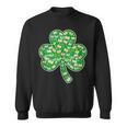 St Patricks Day Bookworm Shamrock Book Lover Sweatshirt
