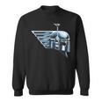Star Wars The Book Of Boba Fett Chrome Helmet Logo Sweatshirt