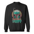 Star Wars The Book Of Boba Fett Vintage Helmet Logo V-2 Sweatshirt