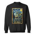 Starry Dragon Reading Book The Reader Fantasy Reader Sweatshirt