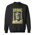 Stoic Philosophy Vintage Book Cover Stoicism Philosopher Sweatshirt