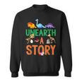 Summer Reading 2026 Dinosaurs Book Lover Unearth A Story Sweatshirt Summer Reading 2026 Dinosaurs Book Lover Unearth A Story Sweatshirt