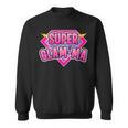 Super Glam-Ma Superhero Grandmother Comic Book Sweatshirt