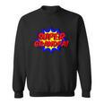 Super Grandpa Comic Book Style Superhero Sweatshirt Super Grandpa Comic Book Style Superhero Sweatshirt