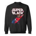 Superhero Pride Comic Book Lover African American Dad Sweatshirt