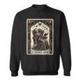 Tarot Card The Emotional Damage Skeleton Romantasy Book Sweatshirt