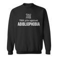 TBR Pile Against Abibliophobia Bookworm Books Sweatshirt