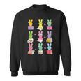 Teacher Easter Reading Bunnies Book Lover Bunny Sweatshirt