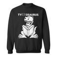 Teachersaurus Dinosaur Reading Book Reader Men Women Kids Sweatshirt