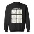 Things I Do In My Spare Time Reading Book Lover Sweatshirt
