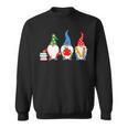 Three Gnomes School Books Pencil Apple Student Teacher For Men Women Girls Kids Sweatshirt