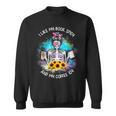 Tie-Dye Messy Bun Skull I Like My Books Spicy & My Coffee Sweatshirt Tie-Dye Messy Bun Skull I Like My Books Spicy & My Coffee Sweatshirt