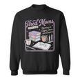 Tired Moms Book-Club Coffee Chaos Chapters Mom Sweatshirt