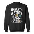 Unearth A Story Astronaut Finds Book On The Moon Sweatshirt