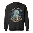 Unearth A Story Summer Reading 2026 Cute Dinosaur Reading Sweatshirt Unearth A Story Summer Reading 2026 Cute Dinosaur Reading Sweatshirt