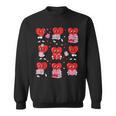 Valentines Day Librarian Heart Reading Book Women Men Kids Sweatshirt Valentines Day Librarian Heart Reading Book Women Men Kids Sweatshirt