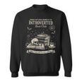 Vintage Introverted Book Club Antisocial Reader Gothic Vibe Sweatshirt