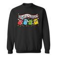 Vintage Let's All Go To The Library Meme Book Reading Sweatshirt