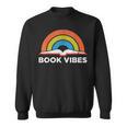 Vintage Retro Book Vibes Rainbow For Reading Lovers Sweatshirt Vintage Retro Book Vibes Rainbow For Reading Lovers Sweatshirt