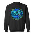 Volleyball Lets Pepper Comic Book Pop Art Teen Girls Cute Sweatshirt