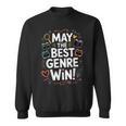 Whimsical Book Genre Battle Sweatshirt