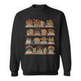 Whimsical Books And Blooms Sweatshirt