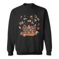 Whimsical Kids Reading Bookshelf Sweatshirt