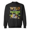 Wild About Reading Books Reader Librarian Wild Animals Lover Sweatshirt Wild About Reading Books Reader Librarian Wild Animals Lover Sweatshirt