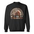 Wild About Reading Books Reader Lover Library Day Librarian Sweatshirt