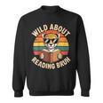 Wild About Reading Bruh Cool Leopard Animal Cheetah Book Sweatshirt