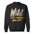 WILD ABOUT READING I Love Books Bookworm Library Day Sweatshirt
