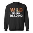 Wild About Reading Teacher Reading Books Back To School Sweatshirt Wild About Reading Teacher Reading Books Back To School Sweatshirt