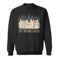 Wildflower Just One More Chapter Owl Book Lover Reader Sweatshirt