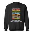I Will Read Book On Boat Kids Book Reading Sweatshirt