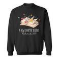 Women A New Chapter Begins Floral Book Retirement Teacher Sweatshirt Women A New Chapter Begins Floral Book Retirement Teacher Sweatshirt