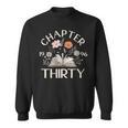 Women's 1996 Chapter Thirty 30th Birthday Decoration Wildflower Book Sweatshirt Women's 1996 Chapter Thirty 30th Birthday Decoration Wildflower Book Sweatshirt