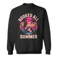 Womens Book Girl Summer Beach Vacation Book Lover Sweatshirt