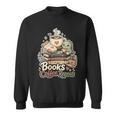 Women's Books Coffee Repeat Cute Reading Lover Sweatshirt