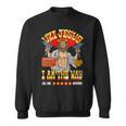 Women's DCC Uzi Jesus I Am The Way Character Stats RPG Books Sweatshirt