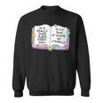 Women's Good Place Right Now In My Book Of Course Not Mentally Sweatshirt