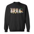 Women's Group Bunny Corgis Easter Reading Book Hunting Eggs Owner Sweatshirt Women's Group Bunny Corgis Easter Reading Book Hunting Eggs Owner Sweatshirt