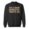 Women's I'm a Book Character Costumes For Kids Storybook Character Sweatshirt